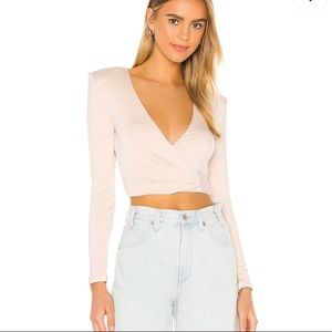 NWT Song of Style Billie wrap top